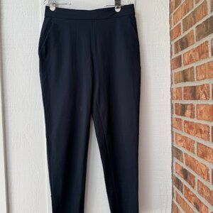 Ministry of Supply Women's Kinetic Tapered Office Work Pant Pull-on, Navy size 8